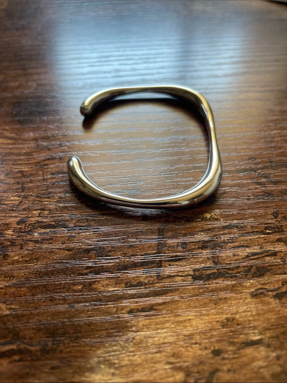 ❤️ 2/$20 or 3/$25 New Stainless Steel Geometric Silver Bangle